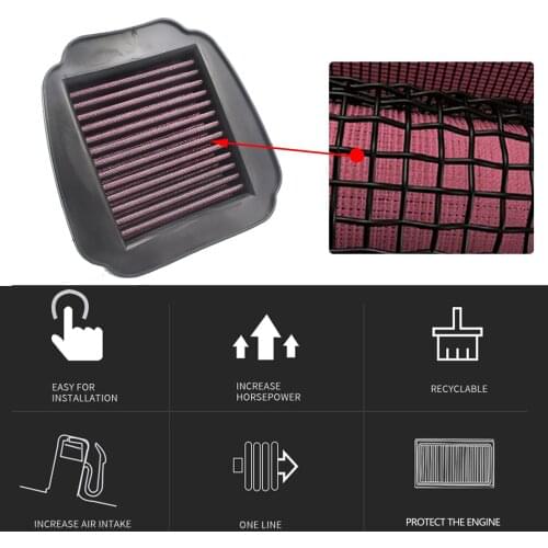 New Style For Yamaha Intake Cleaner SEMSPEED Motorcycle Air Filter Purifier Replacement Part Fits for Yamaha LC150 GP150 Y15ZR