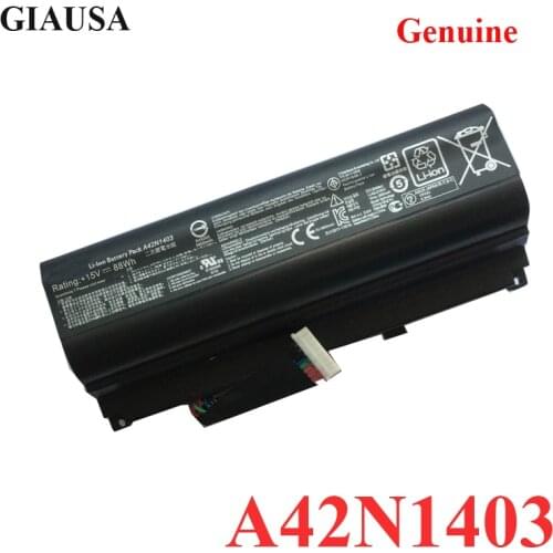 Wholesale Genuine A42N1403 Laptop Battery for ASUS ROG G751 G751JY G751JM G751JT GFX71JY GFX71JT A42LM9H A42LM93 4ICR19/66-2