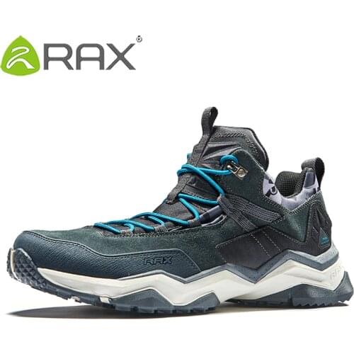 Rax Hiking Shoes Men Waterproof Trekking Shoes Lightweight Breathable Outdoor Sports Sneakers for Men Climbing Leather Shoes