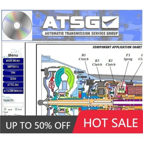 Atsg Auto Repair Software 2021 Hot Sale Car Manual Diagnostics (Automatic Transmissions Service Group Repair Information) in CD