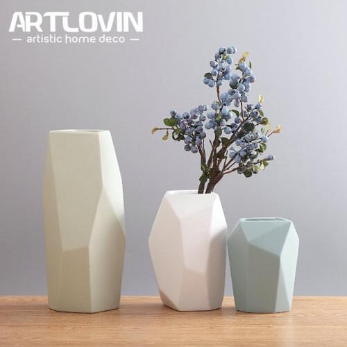 Modern Blue and White Ceramic Flower vase decoration home Chinese decorative porcelain vases for wedding decoration centerpieces