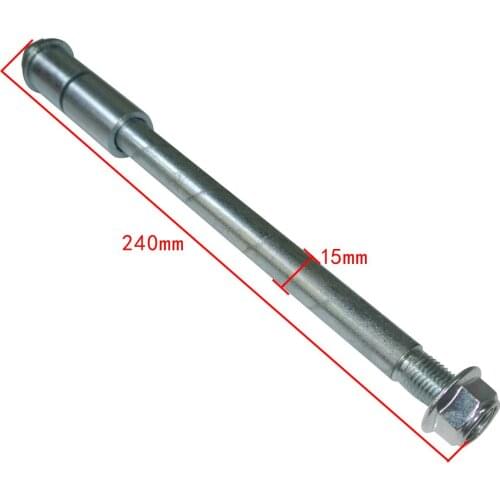 15mm 240mm Rear Wheel Axle With Spacers For 125cc 140cc 160cc Pit Dirt Bike