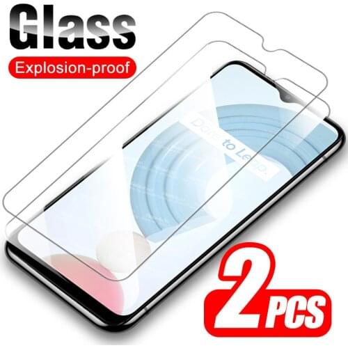 2pcs Full Cover Tempered Glass For Oppo Realme C21 Glass RealmeC21 Orro Realmy Realmi C 21 6.5" Screen Protector Protective Film