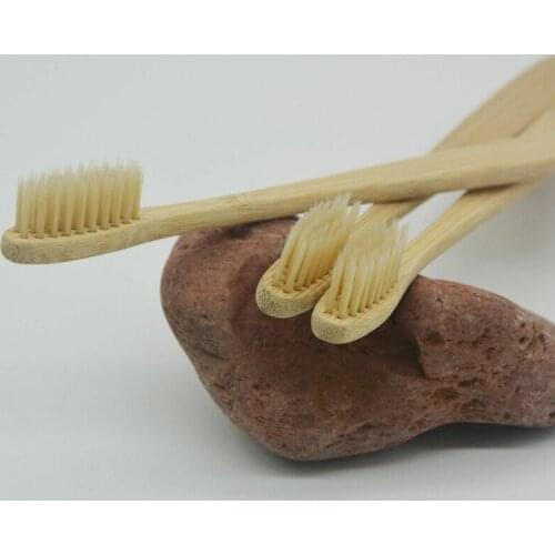 Pure Bamboo Natural Toothbrush Environmentally Friendly Eco Gentle Soft Green Environmental Bamboo Toothbrush