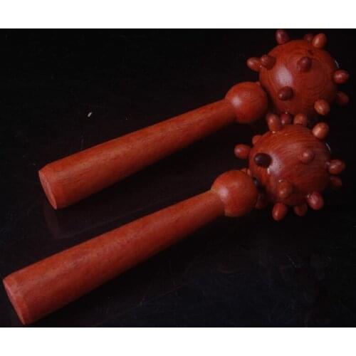 2pcs Vietnam Redwood Handheld Thorn ball Massager foot back shoulder massage Relax pressure relieve fatigue Health care tools