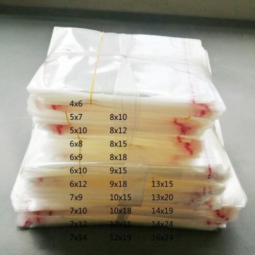 5000pcs Cello Bags Self Sealing Clear Transparent Opp Bags Self Adhesive Small Plastic Bag for Jewelry Pouch Gifts Packing Bag