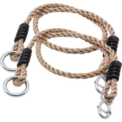 97cm/38.18in Adjustable Tree Swing Rope Multi-Strand Ropes Safety Swing Straps Outdoor Family Camping Fitness Trainning Tools