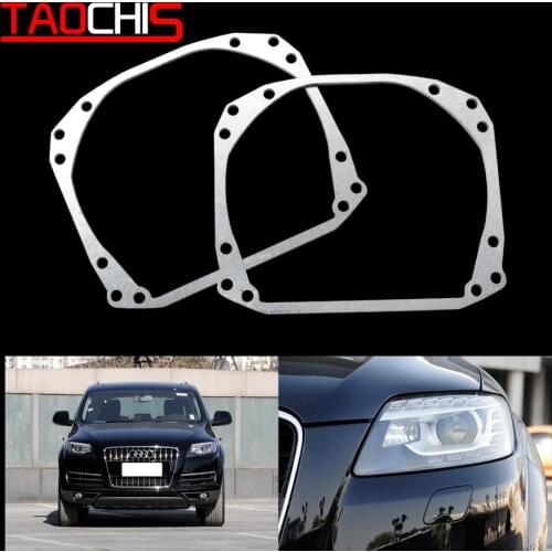 TAOCHIS Car Styling frame adapter Framework transition Bracket for Audi Q7 Not AFS Head light Hella 3r G5 Projector lens