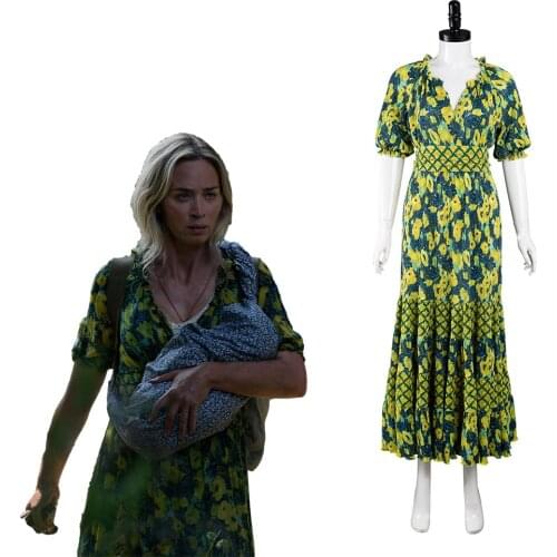 A Quiet Place 2 Evelyn Abbott Cosplay Costume Outfits Halloween Carnival Suit