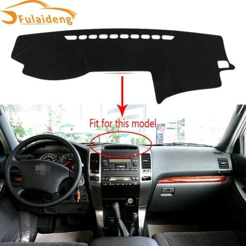 For Toyota Land Cruiser Prado FJ120 2003-2009 Inner Dashboard Dash Mat DashMat Sun Cover Pad Car Accessories