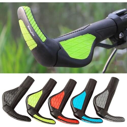 EASYDO Bicycle Grip Ergonomic Bar End Kraton Grips Handlebar Barend Casing Holder Angle adjustable Hand Rest Shock Absorption
