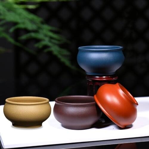 Yixing Raw Ore Soil Tea Bowl Teacups Zisha Small Cup/Drinkware/Wine Set/Handmade Cup Tea Set Accessories Household Products