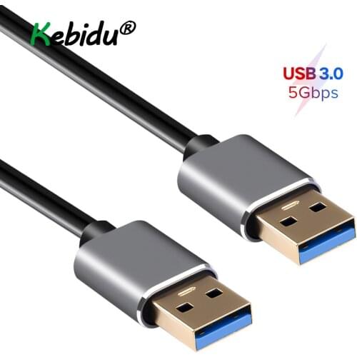 USB 3.0 Cable USB To USB Cable Male To Male USB Extension Cable Super Speed HDD For Radiator Hard Disk Webcom PC