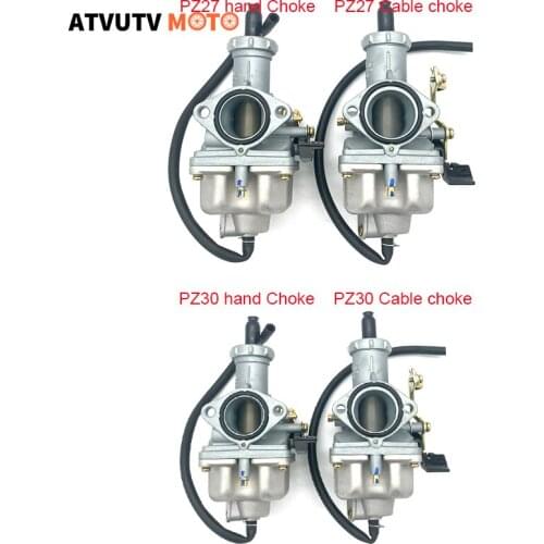 PZ27 PZ30 Carburettor Hand choke/Cable choke for 175CC/200CC/250CC Yamaha Honda Suzuki ATV Dirt Bike Pit Quad VM26 Carb