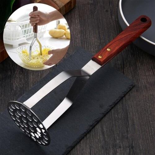 Non Slip Handle Potato Masher Manual Press Vegetable Fruit Crusher Kitchen Tool Maker Kitchen Tool Gadget Accessories