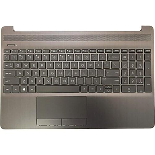 NEW Palmrest cover Keyboard touchpad for HP 15S-DU 15S-DY 15-DW TPN-C139 US L52022-001 L52021-001