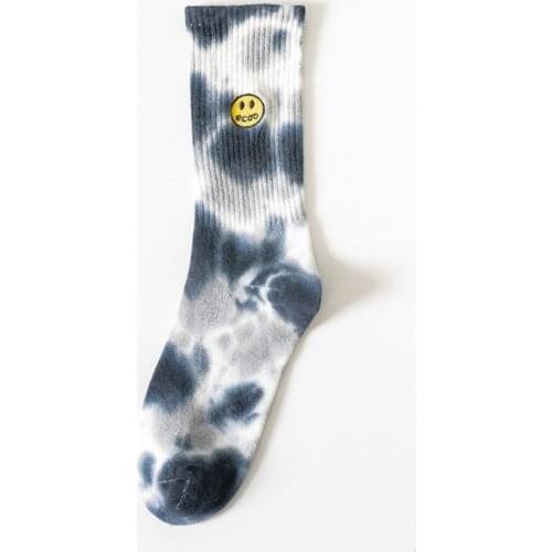 2021 Fashion New Cotton Socks Tie-dye breathable Cotton socks YZ-S-DRY-0001-1 Running Hiking Basketball Long Socks