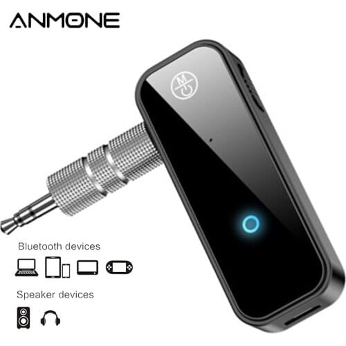New 2 in1 Wireless Bluetooth 5.0 Receiver Transmitter Adapter 3.5mm Jack For Car Music Aux Headphone Reciever Handsfree