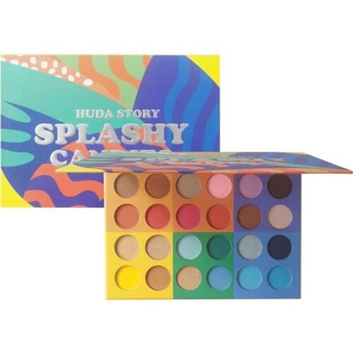 HUDA STORY 24 Colors Eyeshadow Palette Pearlescent Matte Glitter Eye Shadows Professional Make-up For Women Korean Cosmetics