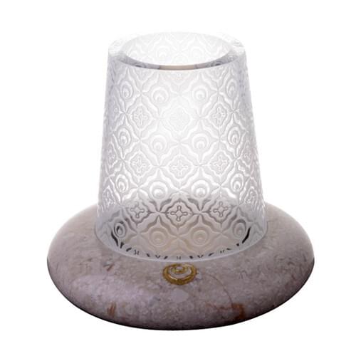 Arte Home Cintemani Beige Gold Candle Holder