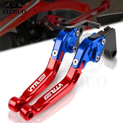 Motorcycle CNC Adjustable Clutch Brake Levers FOR HONDA VTR1000F VTR 1000 F FIRESTORM 1998-2005 Handbrake Extendable Accessories