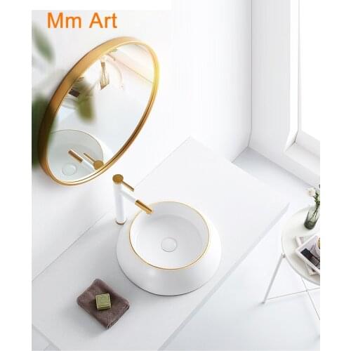 Modern minimalist Nordic Phnom Penh toilet creative wash basin art basin wash basin Bathroom sink