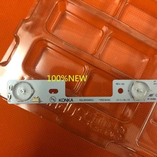 New 30Pieces LED backlight bar for KONKA KDL39SS662U 35018339 35018340 KDL40SS662U 35019864 327mm 4 LEDs( 1 LED 6V)
