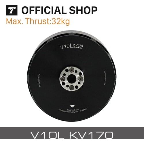 T-motor V Type V10L KV170 12S Outrunner Brushless Motor 120CC For Multirotor Drone VTOL Quadrotor