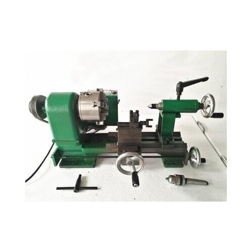 CJ06 350W AC220V 5-level speed regulation Micro-meter lathemetal metal lathedesktop lathepersonal home DIY research lathe