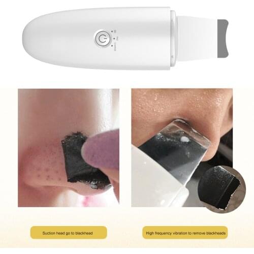 Ultrasonic Cleaning Massager for Face Skin Care Acne Blackheads Remover Cleaner Tool USB Scrubber Peeling Facial Cleaning Tools
