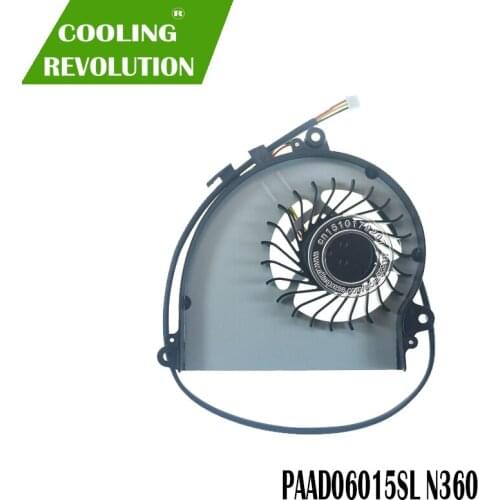 Laptop Cooling Fan PAAD06015SL 0.55A 5VDC N360 3PIN for MSI GT83 GT83VR 6RE-026CN 6RE 6RF