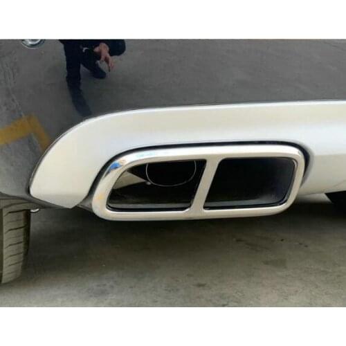 Stainless steel car Exhaust pipe outlet,tail tipe decorative muffler for Volvo XC90 2009-2021