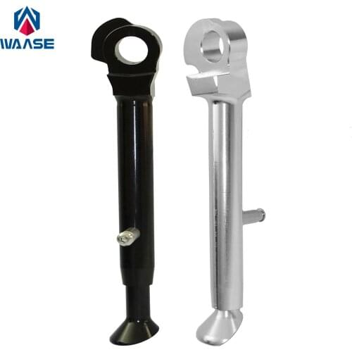 Waase Motorcycle Adjustable Kickstand Kick Side Stand Support For YAMAHA YZF R6 RJ27 2017 2018 2019 2020 2021 2C0-27311-10-00