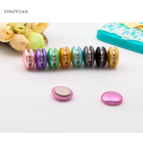 XT27 wholesale fashion headwear scarf magnet brooch pearl hijab clips 12pcs/lot