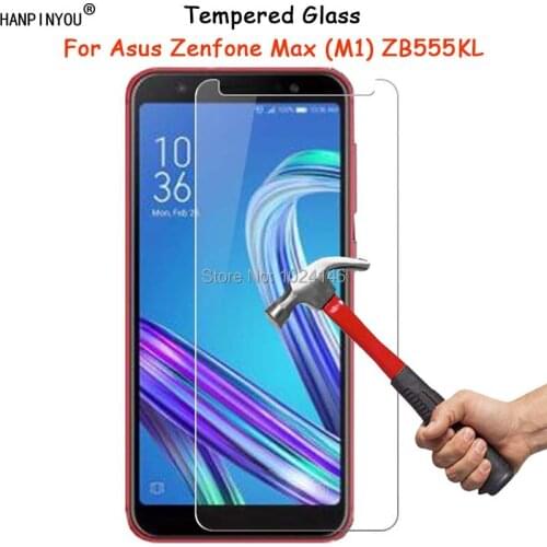 For Asus Zenfone Max (M1) ZB555KL 5.5" Clear Hard Tempered Glass Screen Protector Ultra Thin Explosion-proof Protective Film