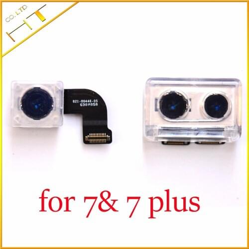 1pcs 100% Original TEST OK Rear Back Camera Module Flex Cable Ribbon Replacement Parts For iphone 7 7 plus