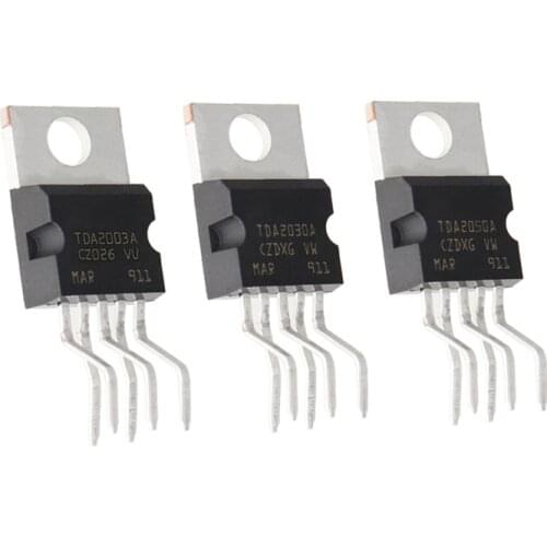 10pcs New TDA2003A TDA2030A TDA2050A Audio Amplifier IC Linear Audio Amplifier Short-circuit and Thermal Protection IC