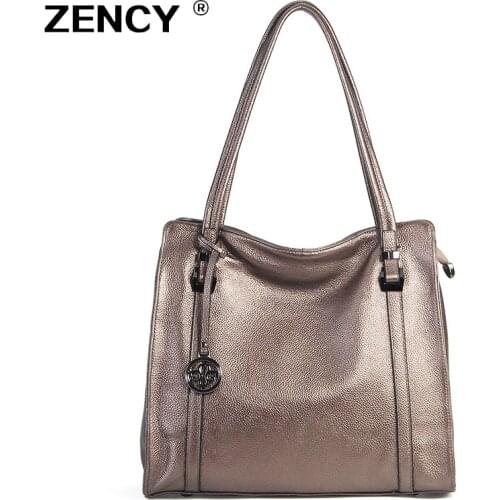 2018 Soft Genuine leather Women Shoulder Handbags Real leather Ladies Casual Shopping Shoulder Messenger Long Handle Bag Satchel