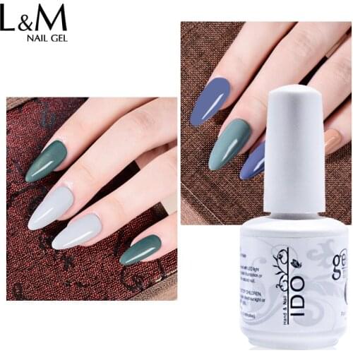 24 pcs free shipping Hot Sale Ido Gel Nail Uv Soak off Long lasting Nail Gel Polish