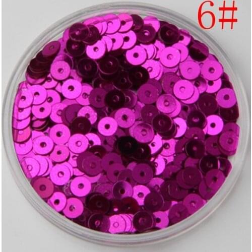 4mm 3000pcs color 6# Spangle Sequins Paillette Sewing For DIY Accessories Christmas Crafts Decorations