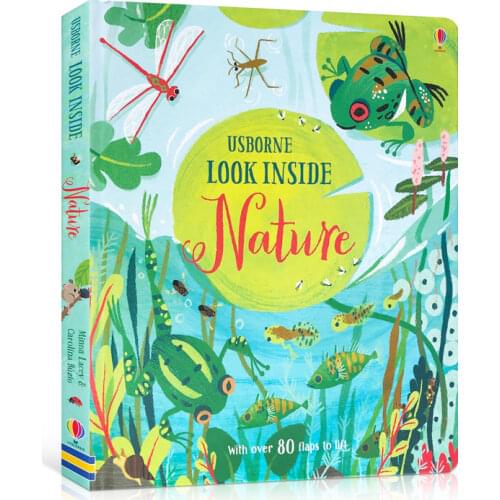 Britain English 3D Usborne Look Inside Your Body Flap Book Education for Children Learning English Word Card Board Book for Kdis