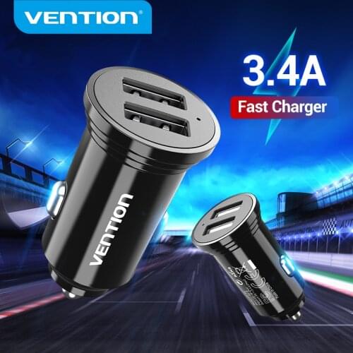 Vention Quick Charge 4.0 3.0 USB Car Charger QC4.0 QC3.0 SCP 5A Type C PD Fast Car USB Charger for iPhone Xiaomi USB Car Charger