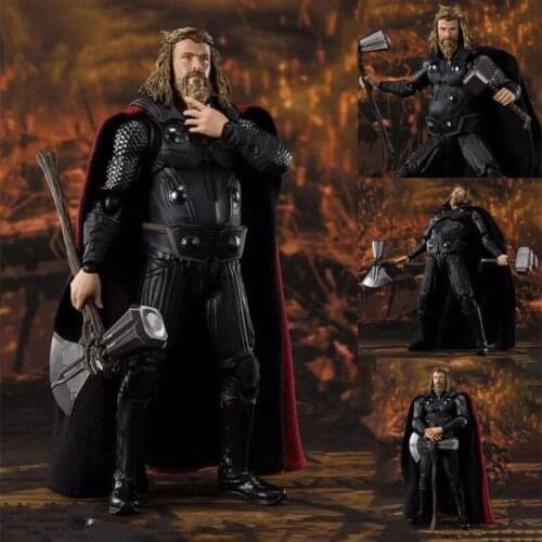 16cm Disney Marvel The Avengers 2 Generation Of Thor Movable Joints PVC Action Figure Collectible Model Toys For Kids Boys Gifts