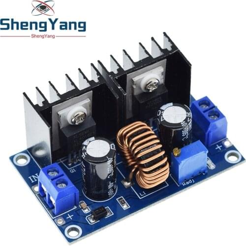 TZT MH-ET LIVE Max 8A 200W DC-DC Step Down XL4016 PWM Adjustable 4-40V To 1.25-36V Step-Down Board Module