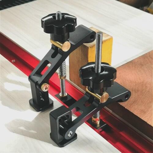 Woodworking Chute Fixing Block M8 Screw Fixing Clamp Quick Positioning Clamp 45 Type 30 Type Table Accessory Device