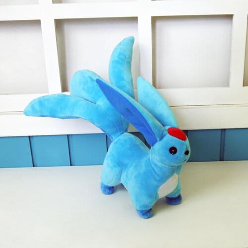 Final Fantasy XV FF14 FF15 Carbucle Cosplay Blue Mascot Toy 26cm Stuffed & Plush Cartoon Doll