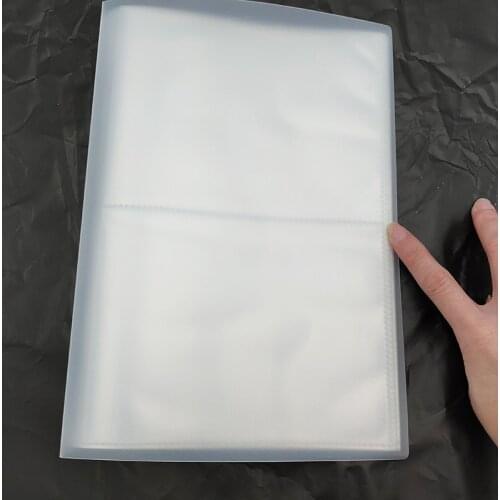 6 Inch Photo Album 20 Pages 80 Pocket Postcard Name Card Album Transparent Album Holder for Scrapbook Sticker Storage Pocket
