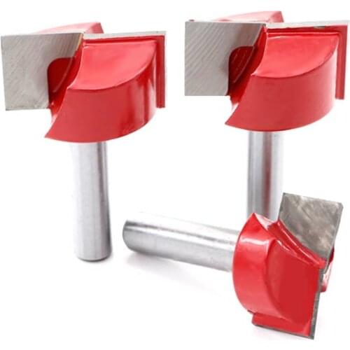 VACK 1pcs 8mm Cleaning bottom Engraving Woodworking Tools Milling cutter End mill For wood Milling Tools Face Mill Free shipping