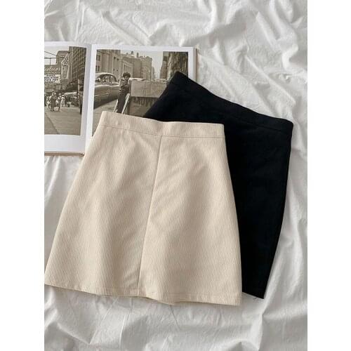 Short Skirt Female Summer New High Waist Female Korean Student All-match Bag Hip A-line Skirt