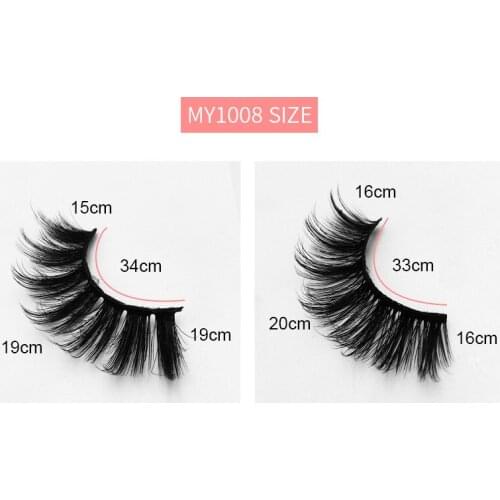 Beautiful eyelashes MY1006 super wispy 10Pairs 25mm Volume Soft HandMade eyelashes Faux Mink False Eyelash extension